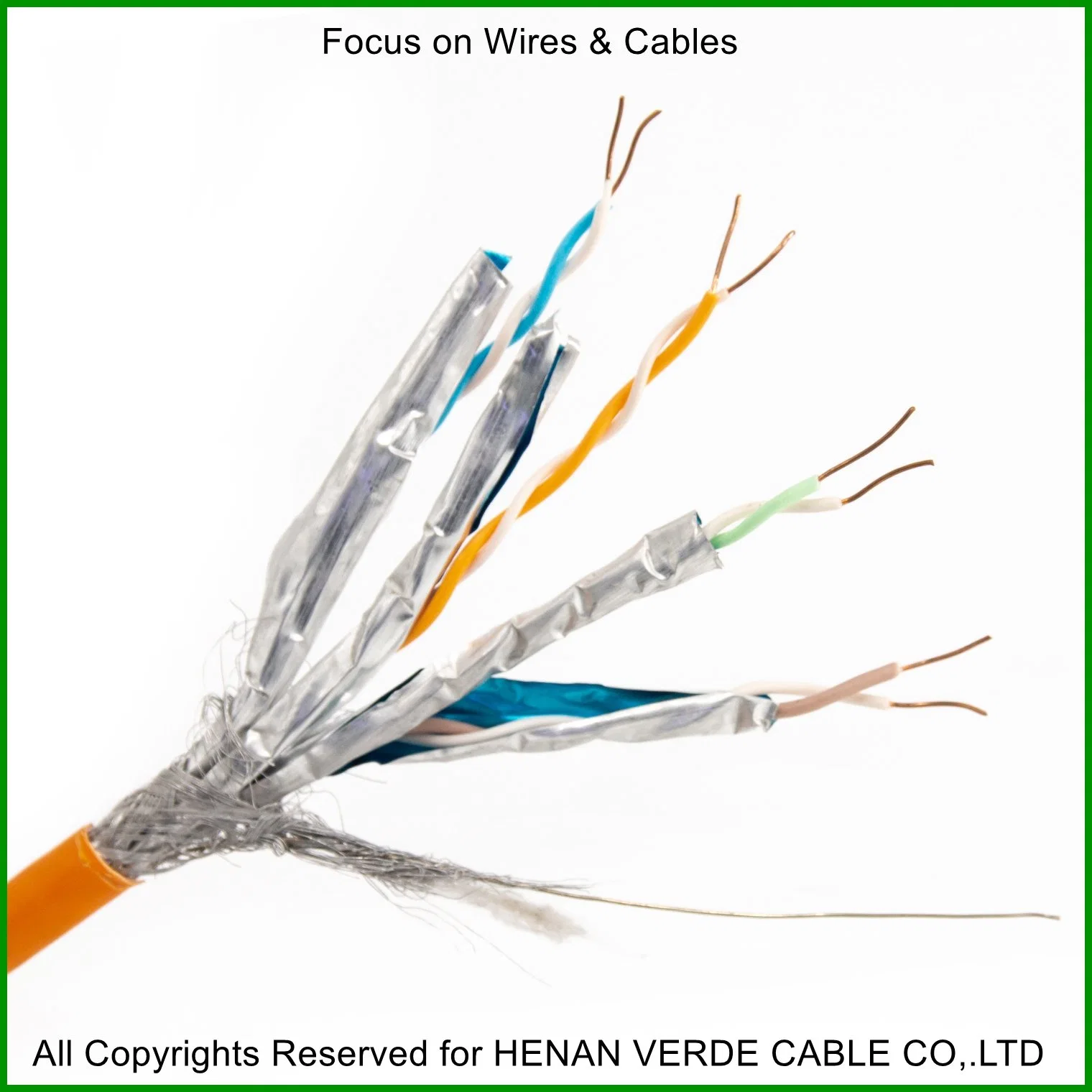 Cat6annetwork Cat7 Calculador de comunicação do cabo de dados do conector do cabo patch cord