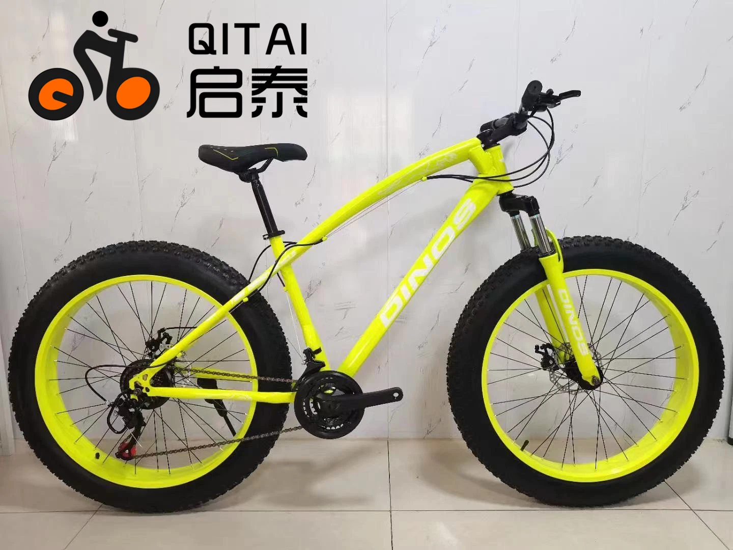 2021 Nuevo diseño del modelo 26*4.0 pulgadas neumático de bicicleta de montaña con grasa de color brillante 21 Marcha Bike