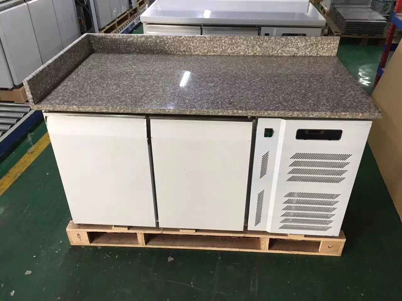 Commercial Kitchen Fan Cooling Refrigerator with Workbench