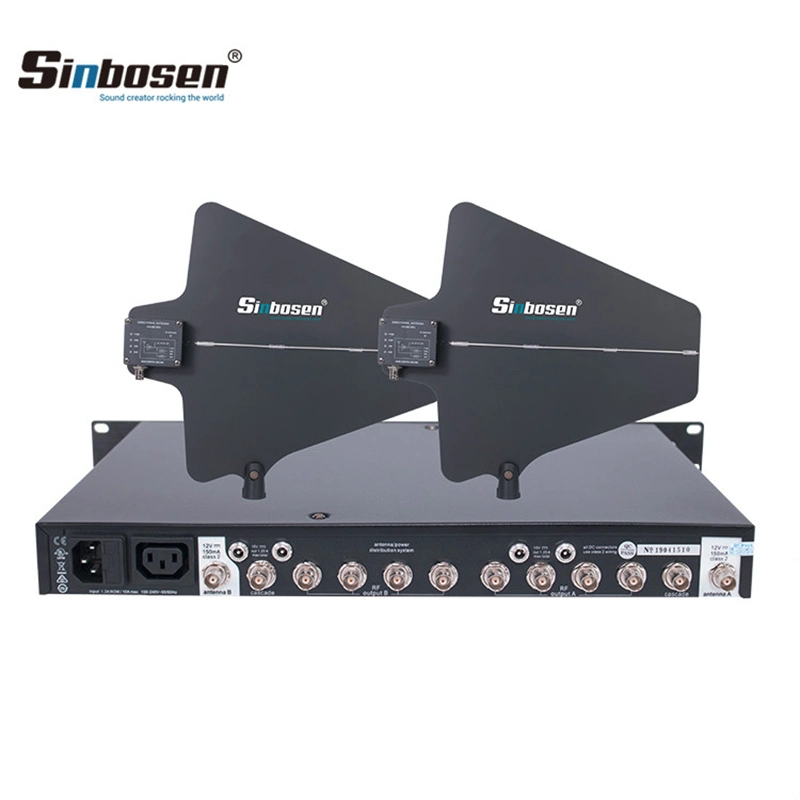 Sinbosen Professional Wireless Microphone System A845 Stage Wireless Antenna Amplifier