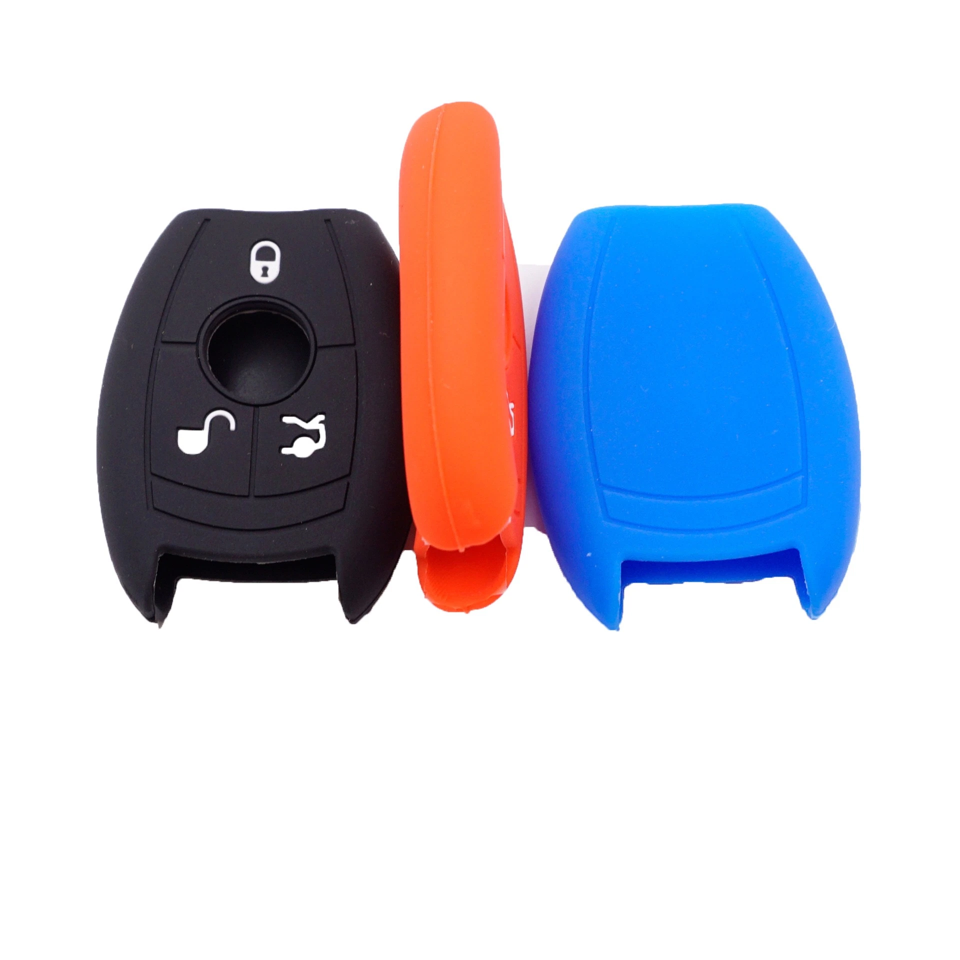 12 Colors Silicone Car Key Case Holder for Mercedes Benz