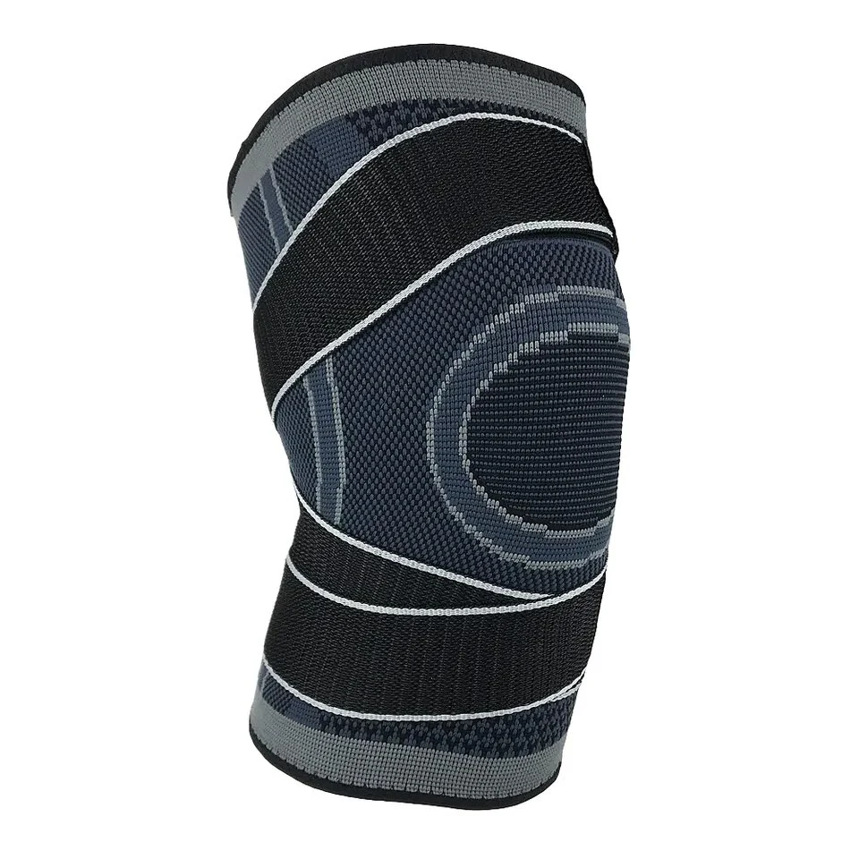 Горячая продажа опора для коленного рукава компрессионная нескользящая стяжка для колена Сжатие Спортивная наколенная подушка на рукаве