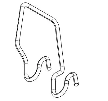 Popular C Channel Galvanized Steel Wire Connection Clip