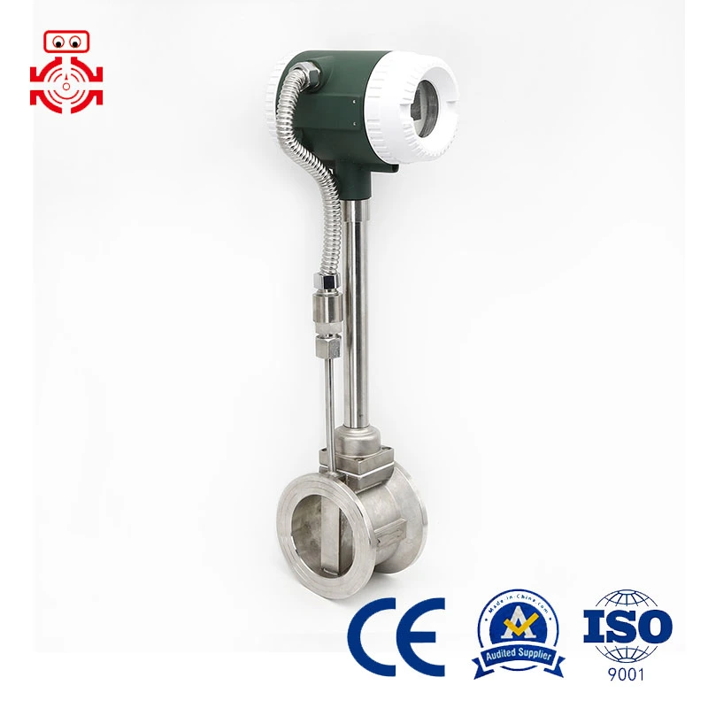 Gas/Air/Steam/Liquid Intelligent High Precision Vortex Flowmeter Can Be Customized According to Field Parameters