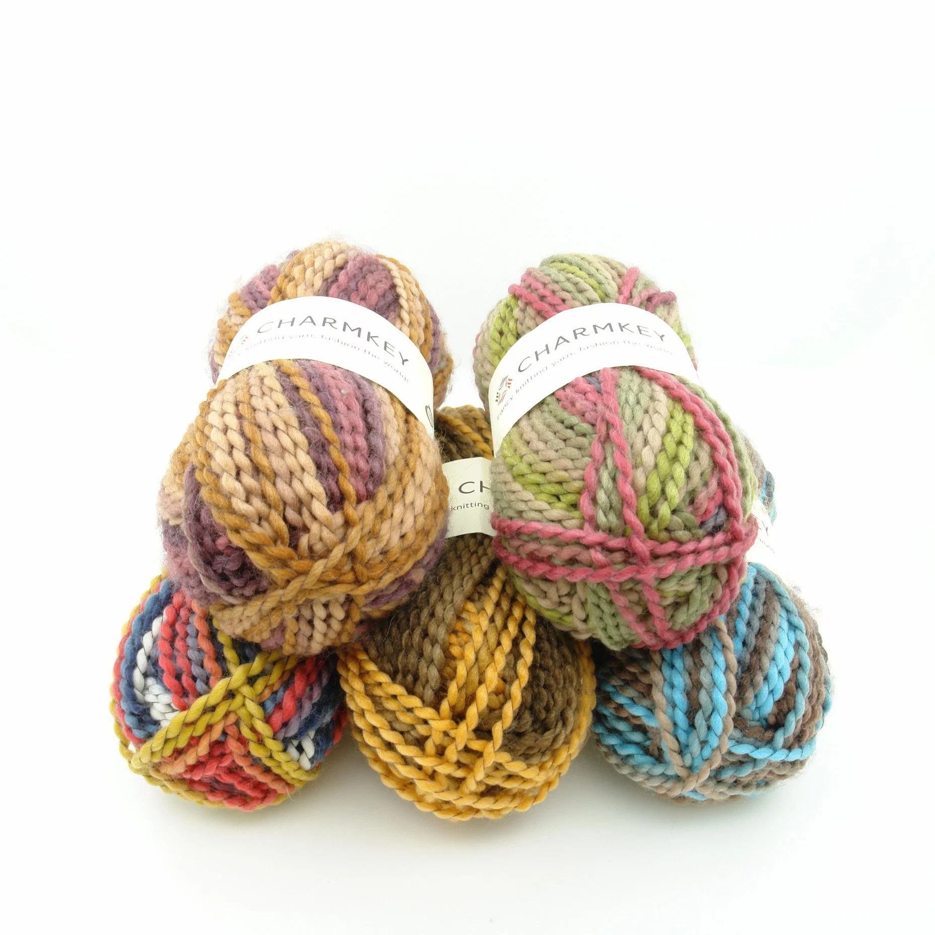 100% Polyester Yarn Socks Knitting Dyed Polyester Yarn for Crochet