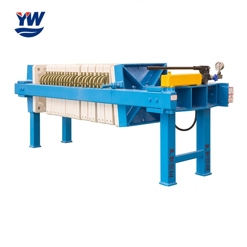 Yuwei Semi Automatic Filter Press for Wastewater Treatment Aerobic and Anaerobic