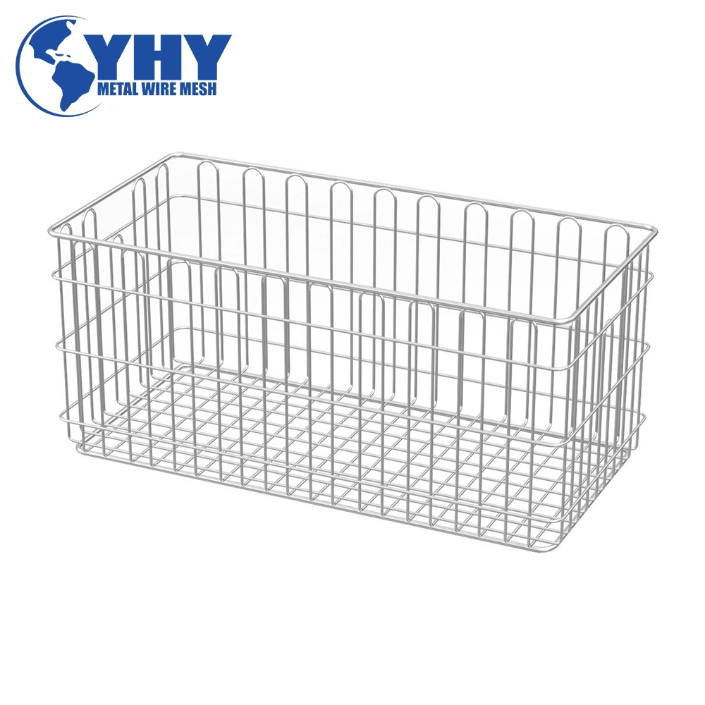 Space Saving Metal Wire Cage Basket