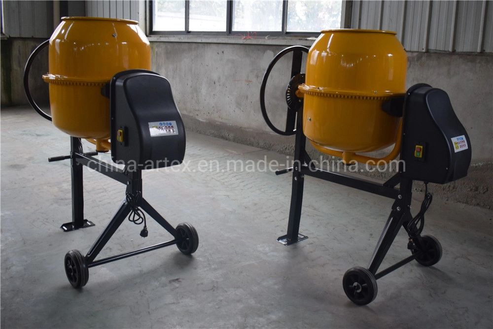 120L Portable Concrete Mixer Mobile Cement Mixer Small Size Heavy Duty Cement Mixer