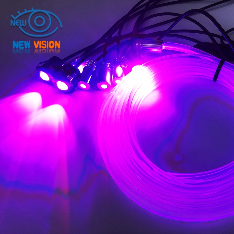 Vehicle Lamp Car Decoration Interior Light Guide Strip LED RGB APP Sound Control Car Atmosphere Optical Fiber LED Light