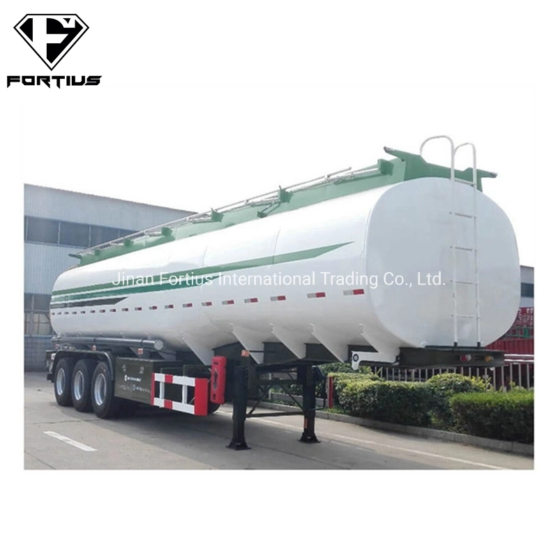 4 Axles 4 Compartments 45000 Liters 45cbm 60, 000liters 60m3 Oil Fuel Transportation Tanker Traier