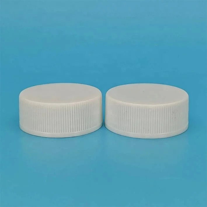 Plastic Jar Lids Ribbed Side Screw Cap 40/410 Cream Container CT Cap