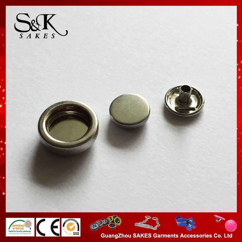 Premium Quality 14mm Metal Brass Snap Button of Down 3 Parts