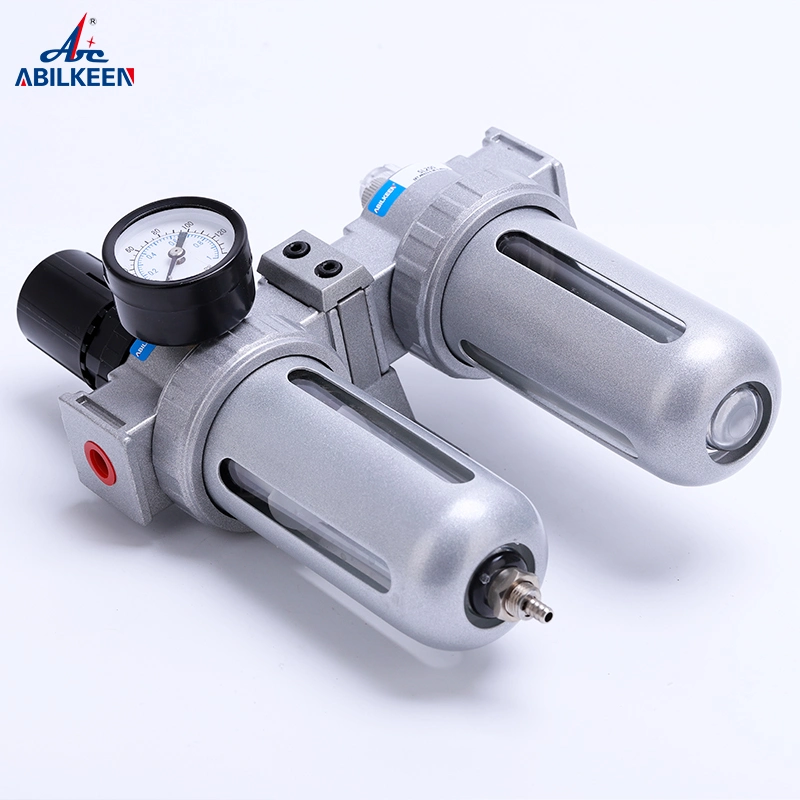 Manual Drain Sfc 400 Air Source Treatment Pressure Standard Water Trap Lubricator Combination Filter Regulator Air