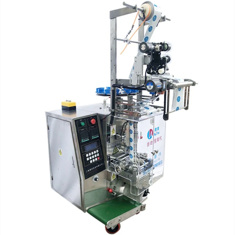 Small Sachet Paper Plastic Bag Automatic Toothpick Packing Machine by Manual Feeding