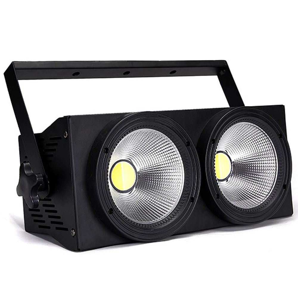 2X100W 4NO1 LED RGBW COB Blinder Luz PAR DMX 512 iluminação de palco para a fase de DJ Discoteca KTV