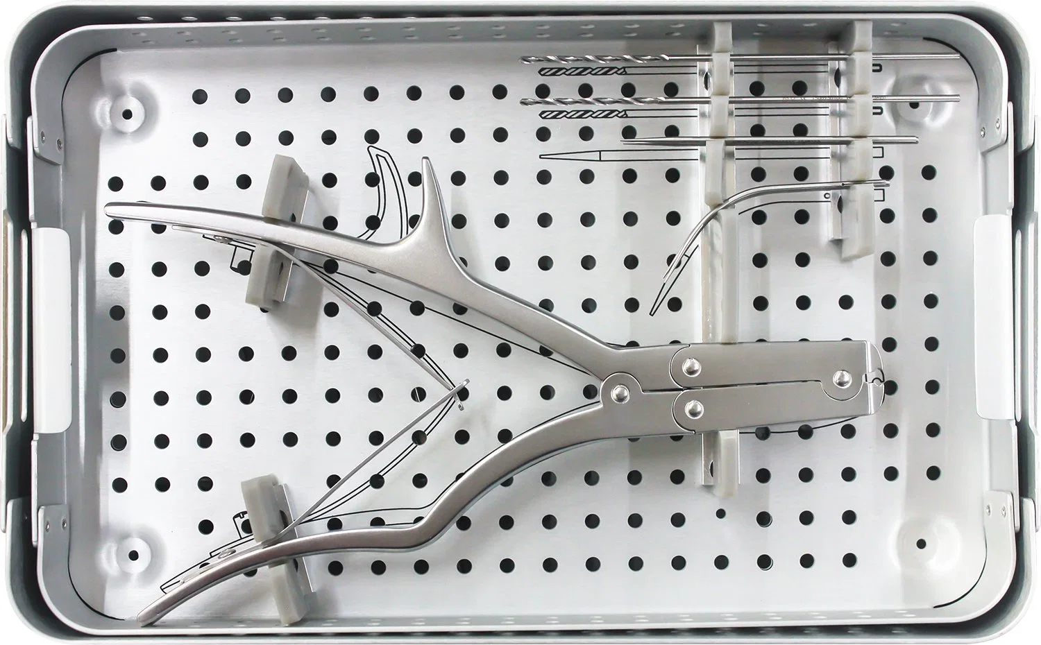 Assistência médica cirúrgica ortopédica fios vinculativas as ferramentas de instrumentos caso