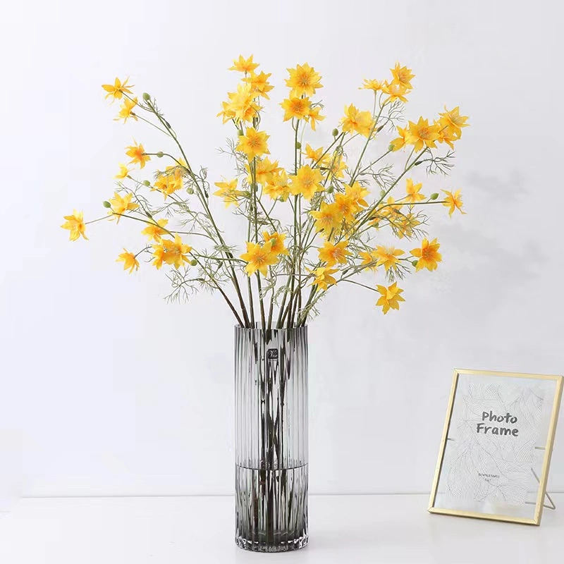 Fashion Yellow Artificial Flower for Wedding Home Decoration