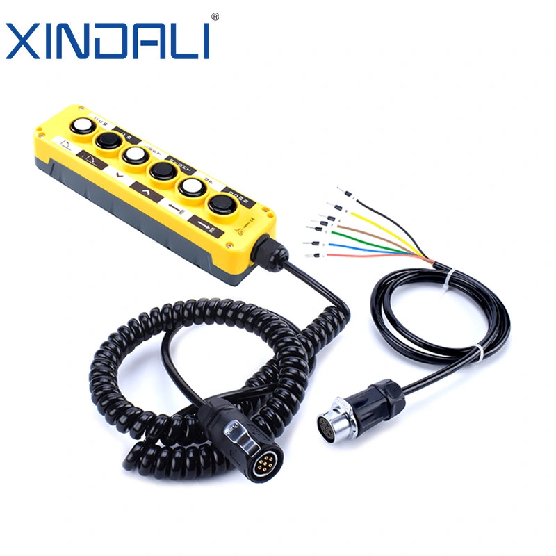 Xdl10-Epb6p/Ta 6 Holes Hoist Crane Remote Control Push Button Switch