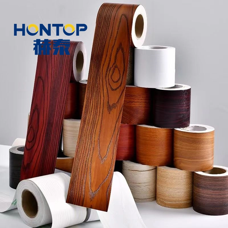 Wood Effect Grain Film Lamination PVC Membrane Wall Panel Decoration Film