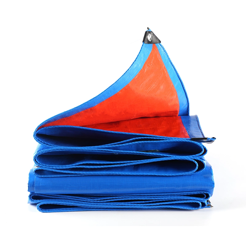 HDPE Laminated Plastic Woven Fabric Rain Prevent Tent Silver Sunproof Waterproof Fabric HDPE PE Tarpaulin Poly Tarp