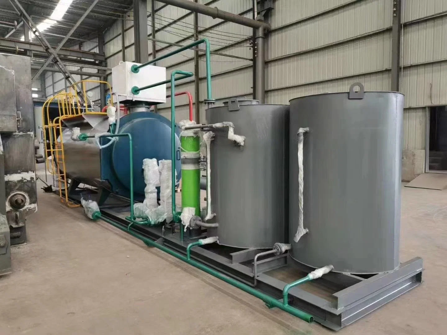 China Directly Supplied by The Manufacturer Three-Passes Fire Tube Corrugated Furnace 1000kg 2000kg Natural Gas Diesel Oil Burning Steam Boiler