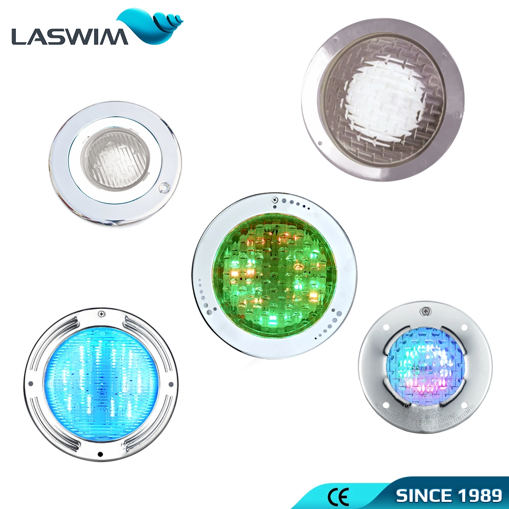 Laswim Mini 120mm 6W 12V RGB LED Underwater Swimming Pool Light