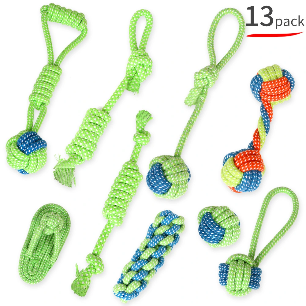Wholesale/Supplier Dog Rope Toys Pet Products Chew Toys Durable Rope Ball Interactive Toy for Dog Cat Puppy Funny Teeth Grinding Cleaning