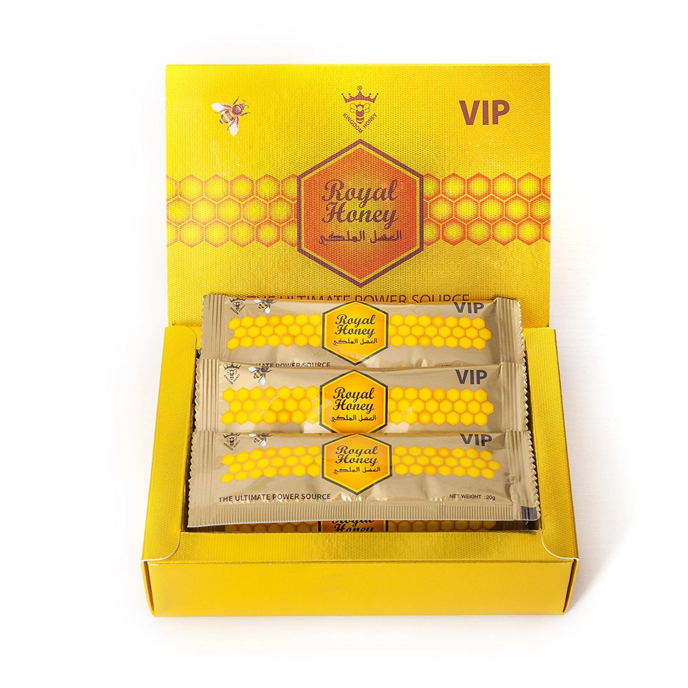 Sexual Mayorista/Proveedor mejorar la miel VIP Real para los hombres - Gold (12 sobres - 20 g)