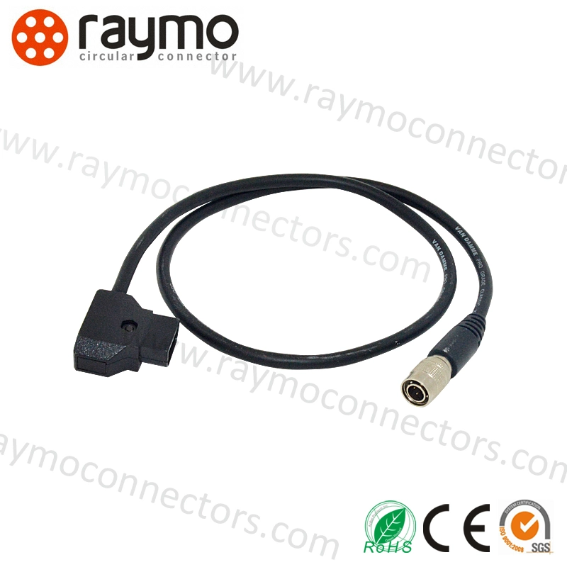 Conector BNC ensamblada con Fgg 0b 2pin macho conector del cable hembra