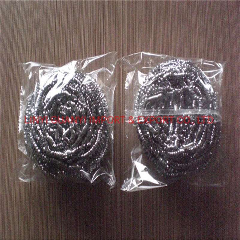 Galvanized Steel Wire Metal Pot Mesh Scourer Iron Sponge