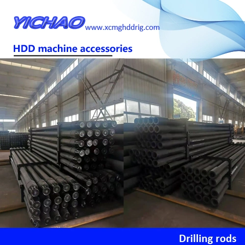 D80X120, D100X120, D100X120 Series II, D100X140, D100X140 S3 Length 20" (6.1m) Diameter 3.5" (8.9cm) Od Thread #1000 Vermeer HDD Rig Drilling Rods