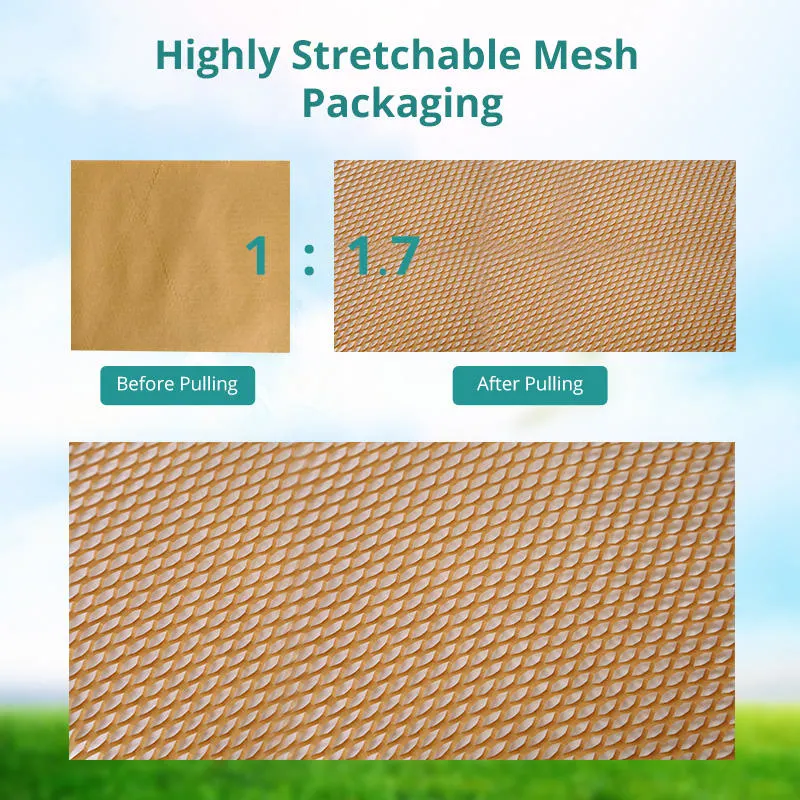 Protective Cushioning Customized Filling Buffer Packaging Roll Kraft Wrap Honeycomb Paper