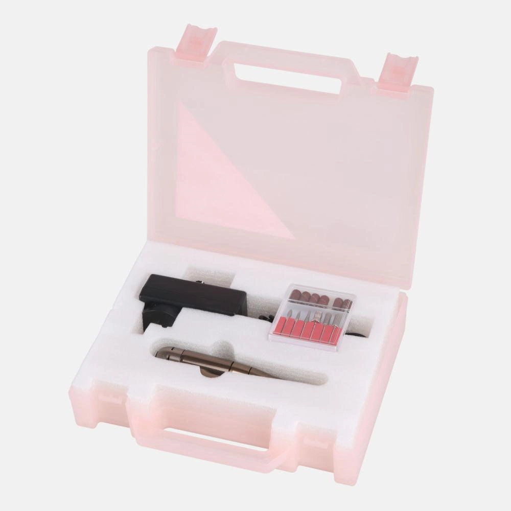 Tragbare Mini Elektrische Nail Drill File Maschine Maniküre Schleifen Nail Polnischer Maschinensatz 6 Bits Nagelausrüstung und Werkzeuge Nagel Kunst