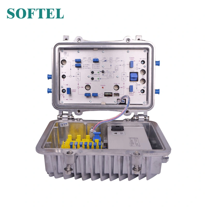 1000MHz FTTH Trunk Line CATV Mini 2 Ports Signalverstärker