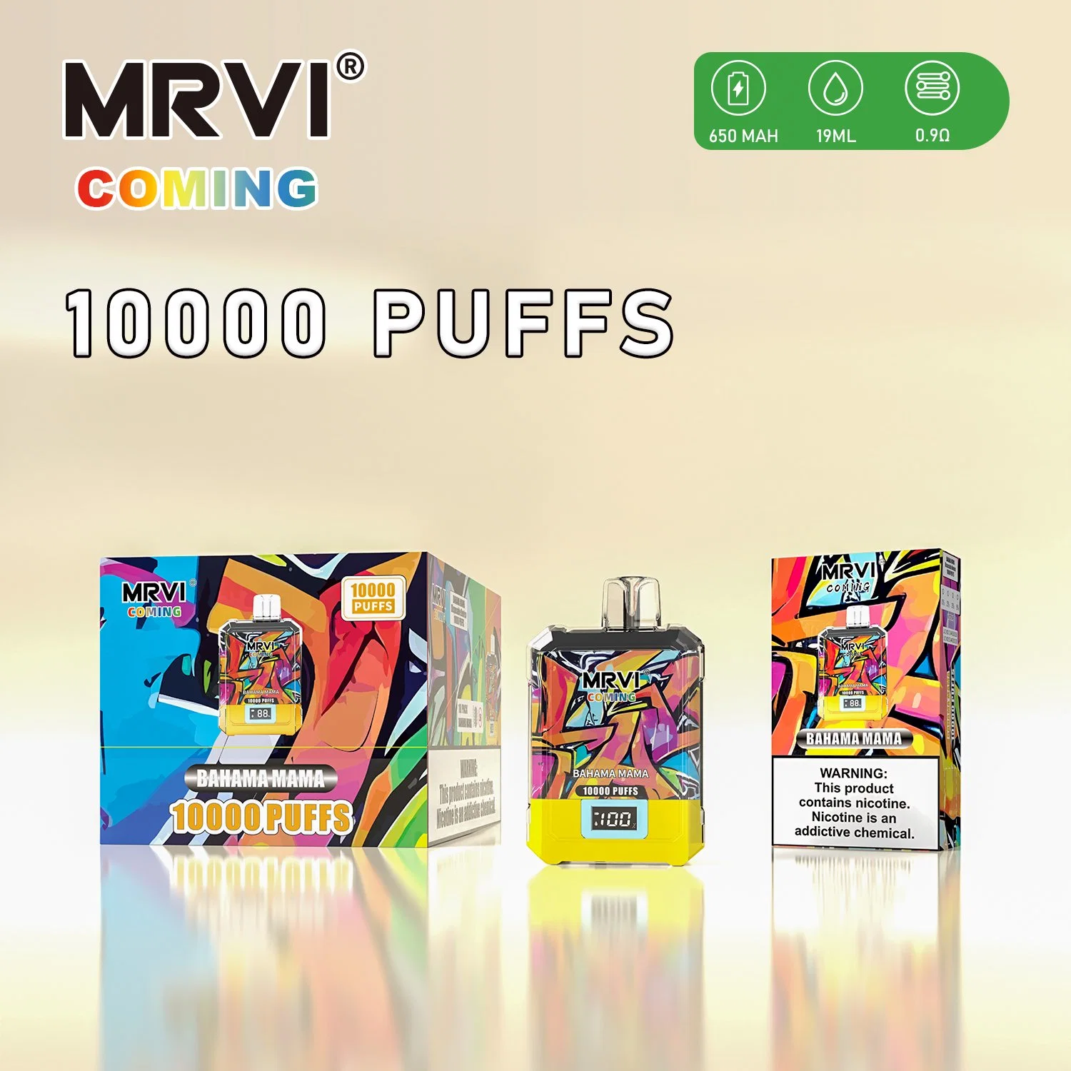 Original Vape Factory Wholesale/Supplier Disposable/Chargeable Vape Randm Tornado 10000 Puffs Vs Mrvi 10000 Vapes