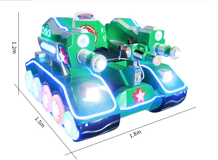 Electric Battery Colorful LED Tank Bumper Dodgem Car for Kid