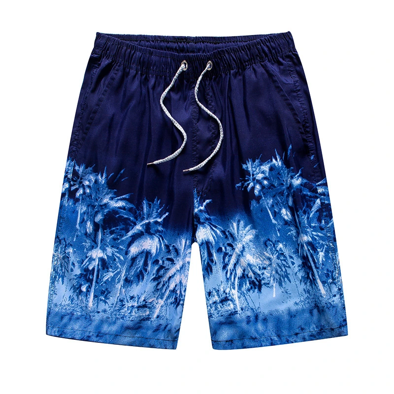 Novo original de qualidade de Alto Verão Casual homens Tubo Reto em tecido Floral, Férias de Praia Shorts Beach Pants