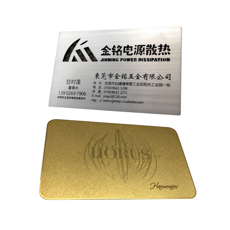 Steel Business Card Laser Cut Metal Card Stainless Steel Metal Business Card Printing