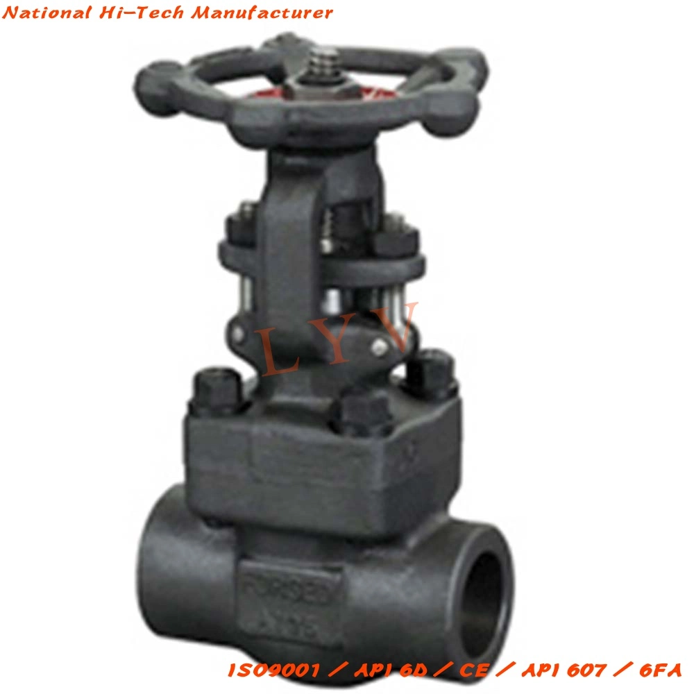 API 602 1/4 to 2 Inch ANSI Pressure Class 150#-1500# Forged A105 Gate Valve From China Supplier