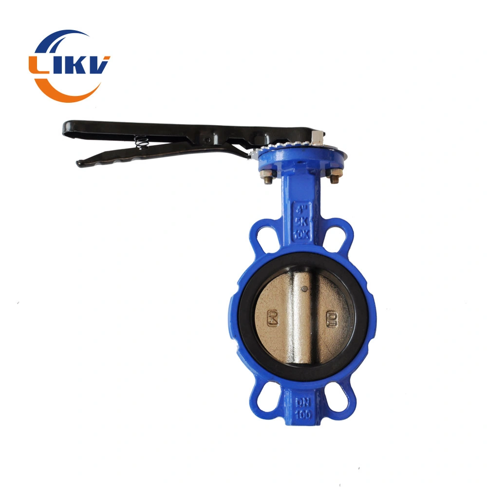 Ductile Cast Iron Industrial Control Wafer Lug Butterfly Valves with EPDM PTFE PFA Rubber Lining API/ANSI/DIN/JIS/ASME/Awwa