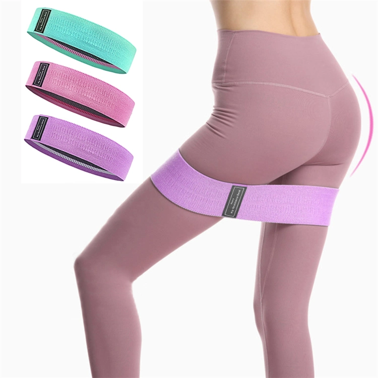 Hip Wholesale/Supplier etiqueta de lazo Gym resistencia Booty banda ajustable