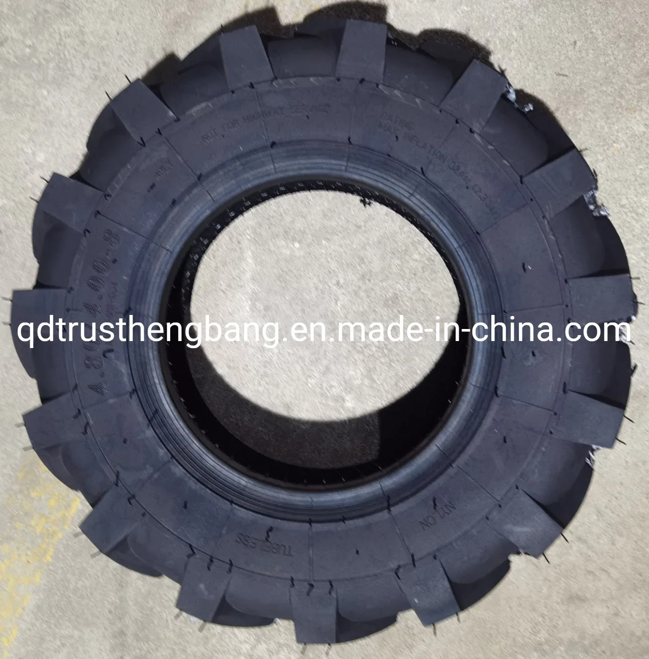 Tractor Tire 4.00-8 4.00X8 Agricultural Tiller Tire Rubber Wheel 400-8