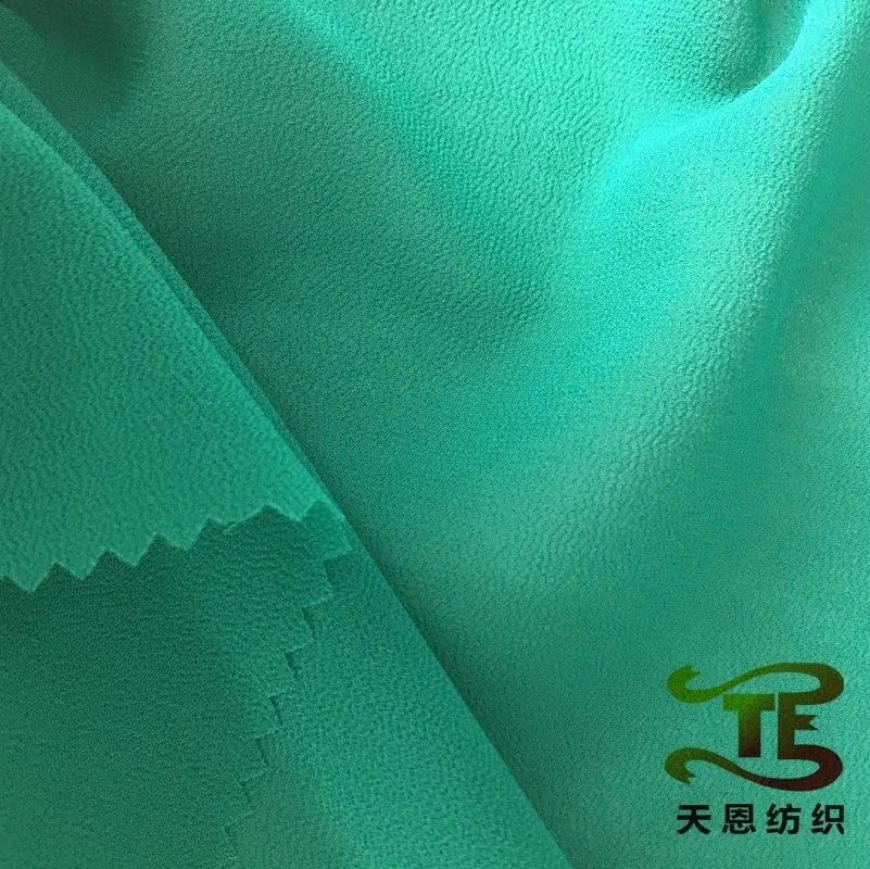 75D High Twist Polyester Chiffon Fabric Poly Chiffon Fabric for Dress