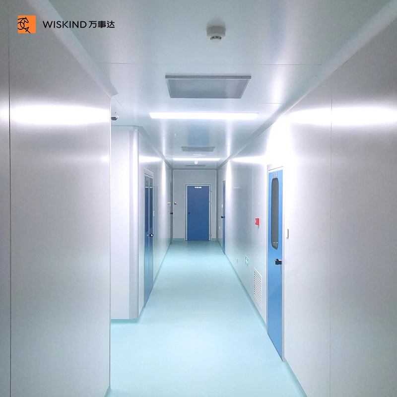 Single Metal Side Glassy Magnesium Rock Wool Cleanroom Partition Board