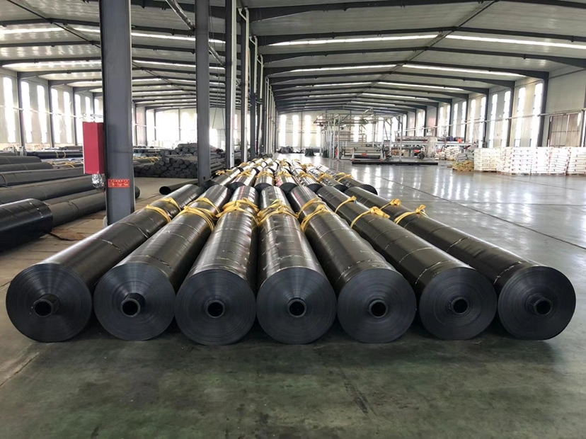 Tear Resistance Environmental Project Woven Geotextile or Customized 1.0mm HDPE Geomembrane Pond Liner