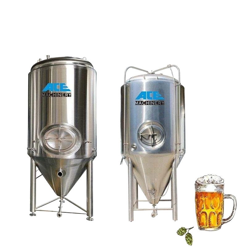 Fabrik Preis Bester Verkauf 500L Bier Unitanks Edelstahl Ausrüstung Mikro-Braumaschine Nano Brauerei Conical Fermenter 1000L Tank