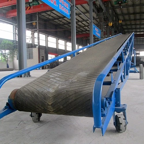 Horizontal Gravel Coal Rocks Mobile Roller Belt Conveyor