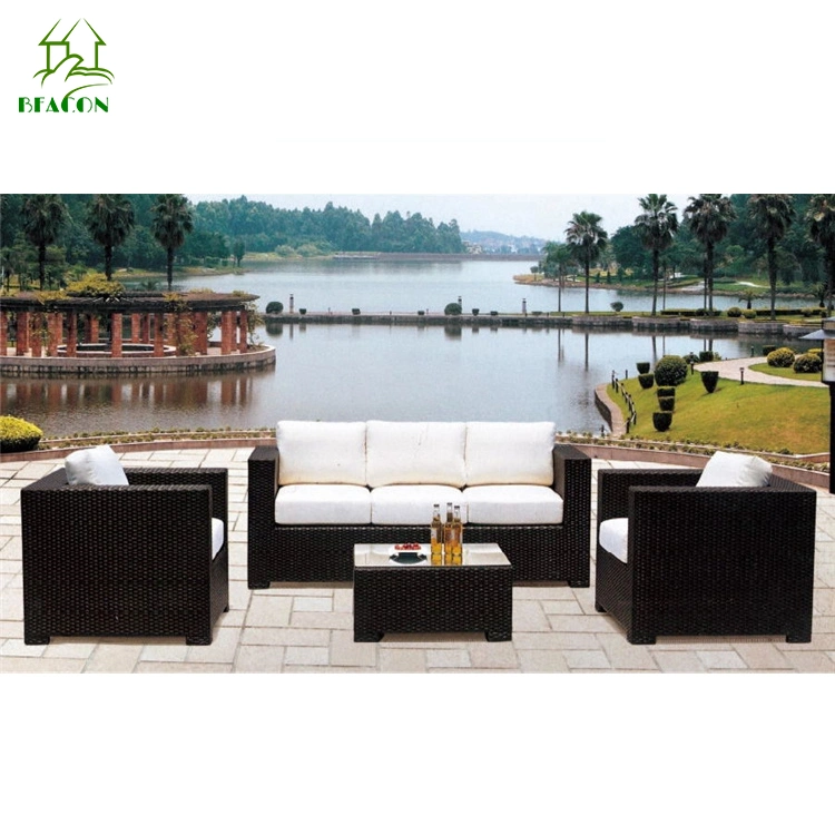 Garden Patio Embroidered Innovation Design Removable Cover Waterproof UV Resistant Outdoor Furniture Sofa Modern Set