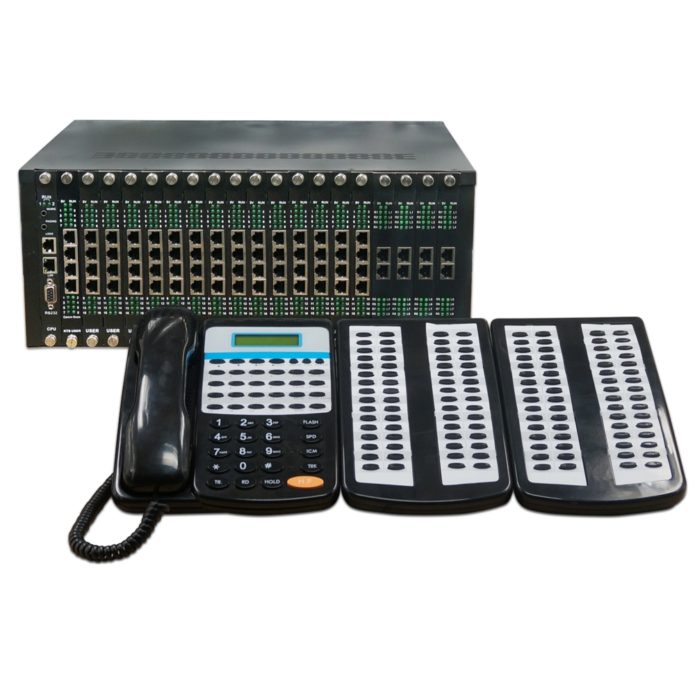 Intercom Telephone Pabx PBX System with 240 Users for Apartment Tp256-8240