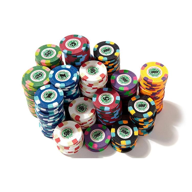 Logo personnalisé de style casino jeux de Texas Hold'em Poker défini